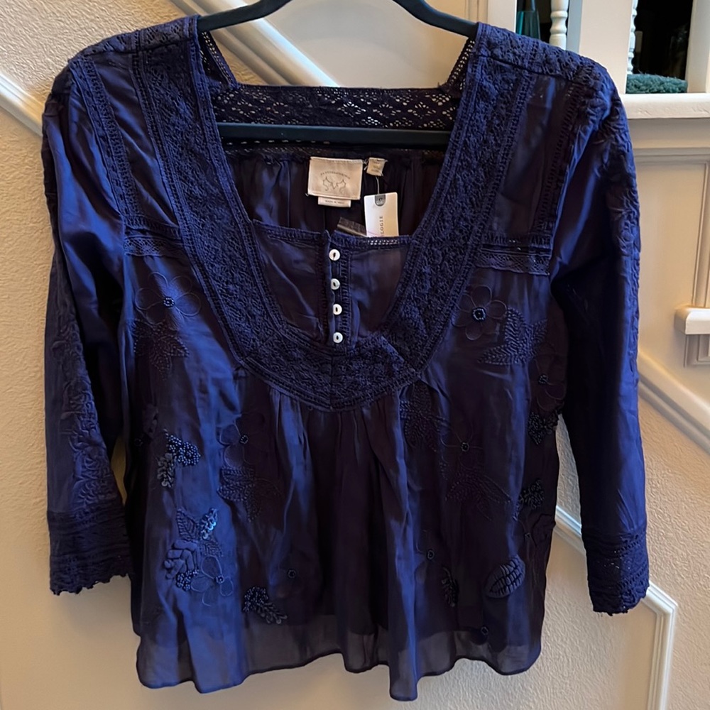 Anthropologie crop top size 2